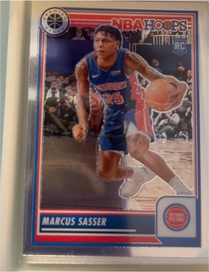2023-24 Panini NBA Hoops Premium Stock #45 Marcus Sasser — front