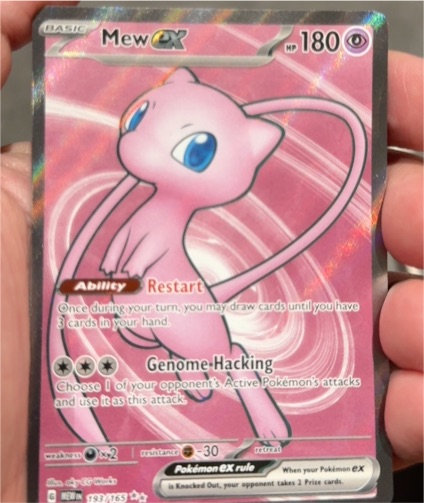 2023 Pokémon Scarlet & Violet 151 #193/165 Mew ex — front