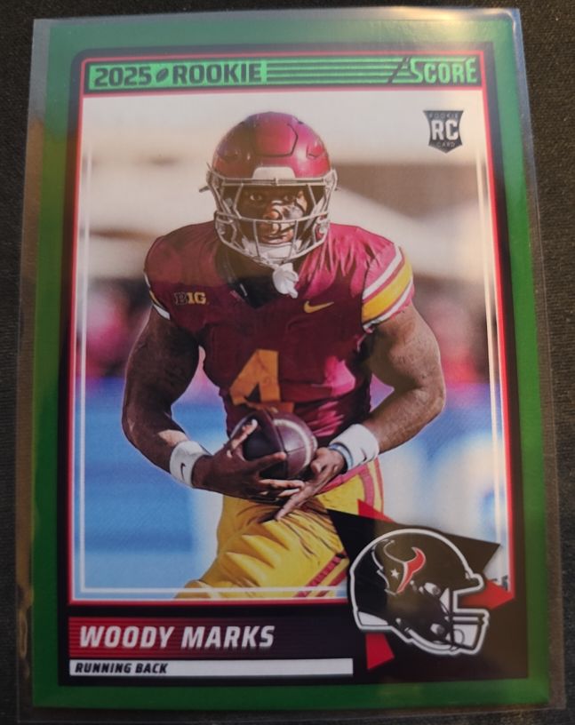 2025 Panini Score #43 Woody Marks Rookie Card — front