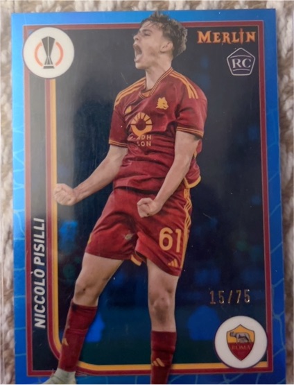 2023-24 Merlin UEFA Club Competitions #141 Niccolò Pisilli RC — front