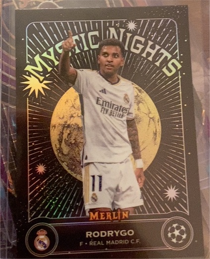 2023-24 Topps Merlin UEFA Mystic Nights #MN-5 Rodrygo — front