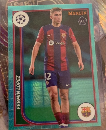 2023-24 Topps Merlin UEFA Club Competitions #39 Fermin Lopez — front