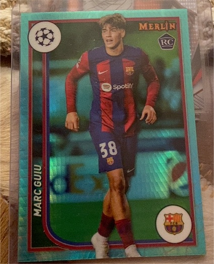 2023-24 Topps Merlin UEFA Club Competitions #37 Marc Guiu — front