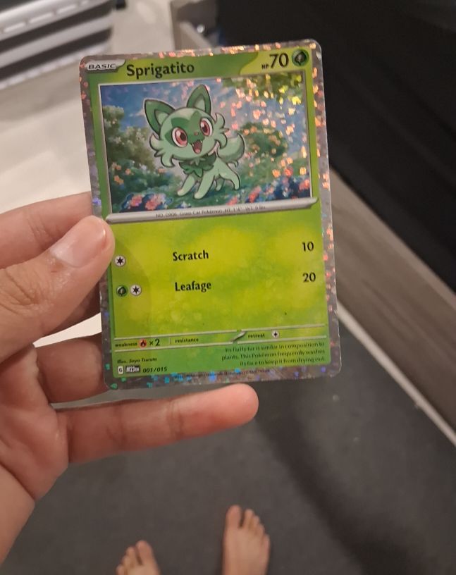2023 Pokémon McDonald's Promo #001 Sprigatito — front