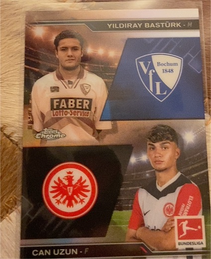 2024 Topps Chrome Bundesliga #HIN-14 Yildiray Bastürk / Can Uzun — front