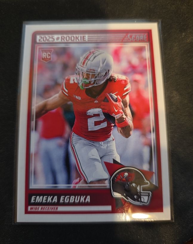 2025 Panini Score #2 Emeka Egbuka Rookie — front