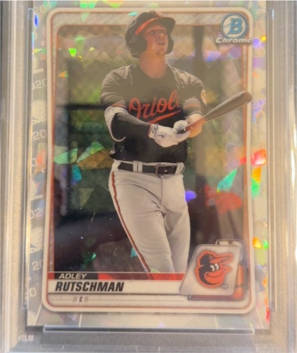 2020 Bowman Chrome Prospects #BCP-50 Adley Rutschman — front