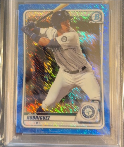 2020 Bowman Chrome Prospects #BCP-19 Julio Rodriguez — front