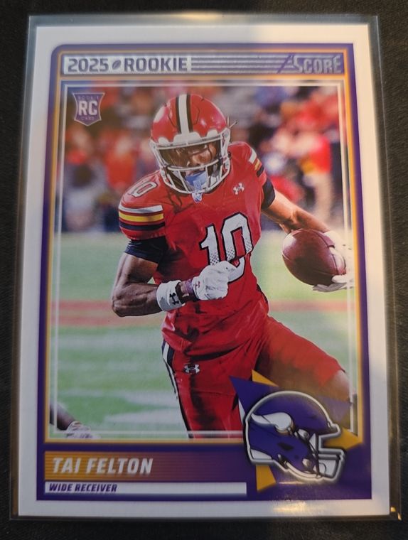 2025 Panini Score #60 Tai Felton Rookie — front
