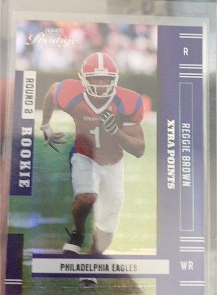 2005 Playoff Prestige #205 Reggie Brown — front
