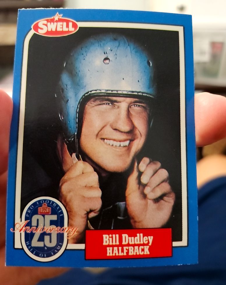 1988 Swell Football Greats #37 Bill Dudley — front