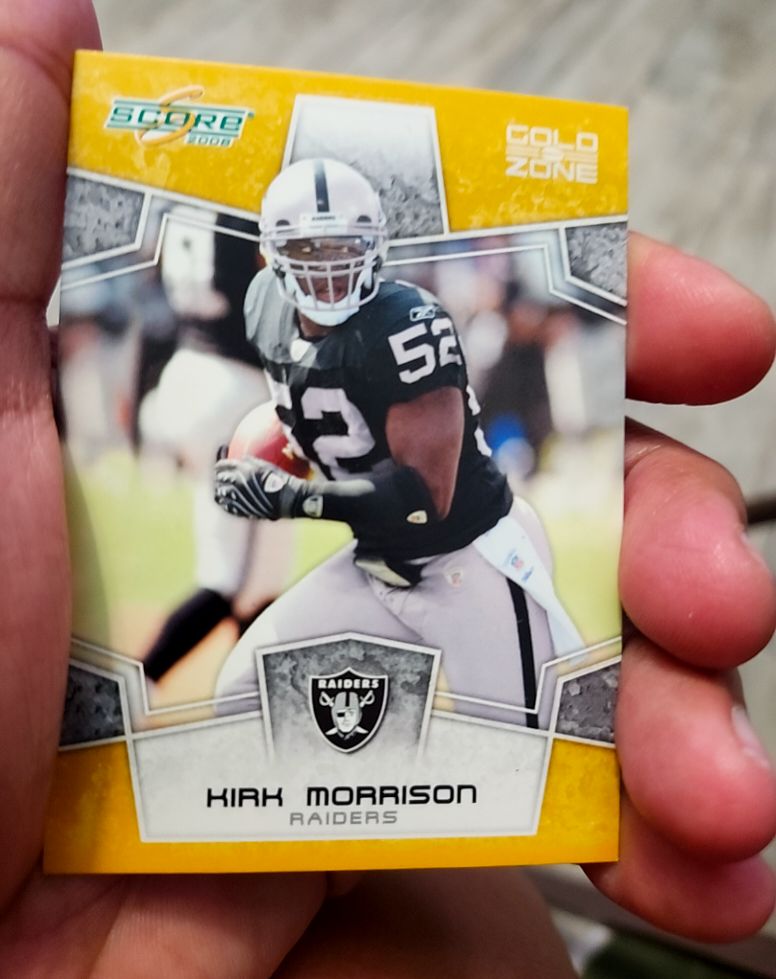 2008 Score #236 Kirk Morrison Super Bowl XLIII — front