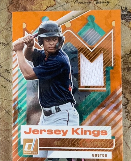 2025 Donruss Jersey Kings #JK-KC Kristian Campbell — front