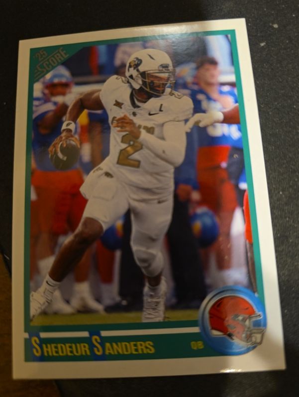 2025 Panini Score #2 Shedeur Sanders — front