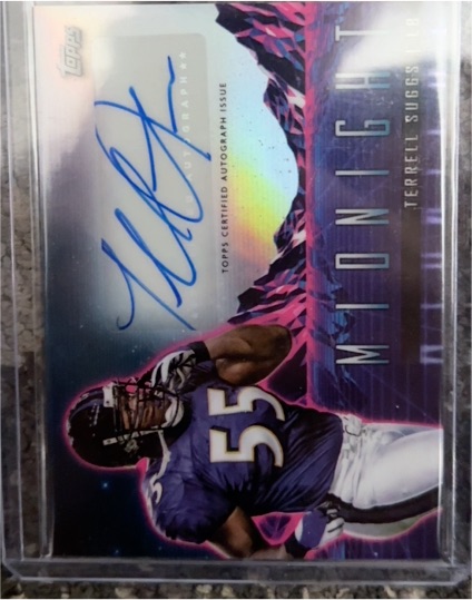 2024 Topps Midnight #HZS-TS Terrell Suggs Auto #/99 — front