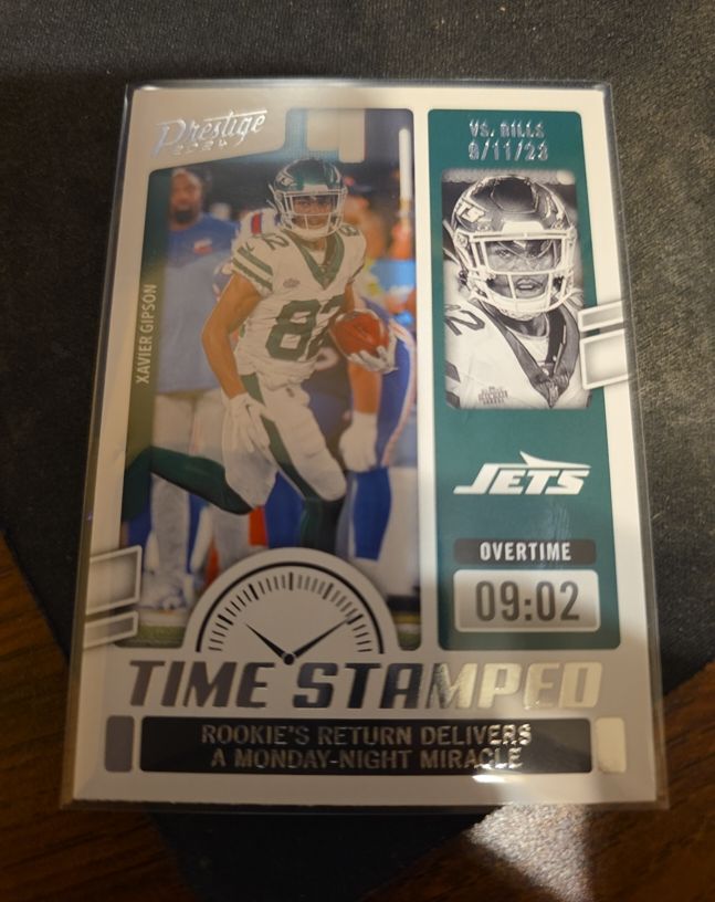 2024 Panini Prestige - Time Stamped #TS-XGN Xavier Gipson — front