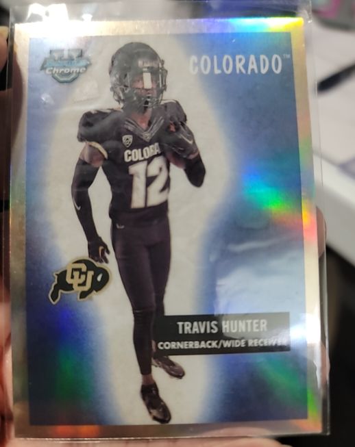 2023 Bowman Chrome University 1955 Bowman #55BF-10 Travis Hunter — front