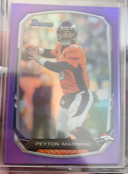 2013 Bowman #100 Peyton Manning — front