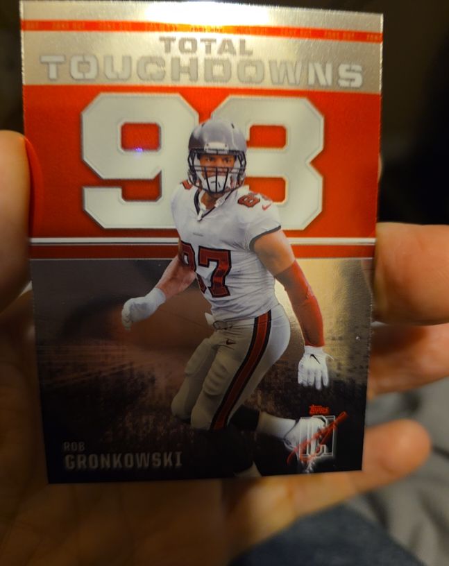 2024 Topps Signature Class #ZO-19 Rob Gronkowski Total Touchdowns — front