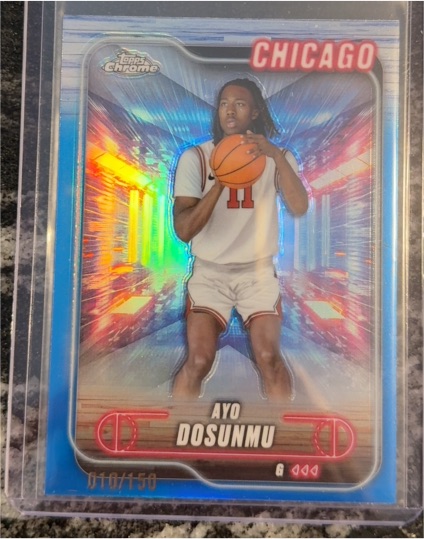2024-25 Topps Chrome #58 Ayo Dosunmu — front