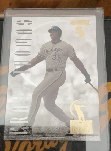 1996 Donruss Hit List #9 Frank Thomas — front