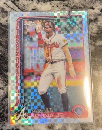 2025 Topps Chrome #257 Ronald Acuna Jr. — front