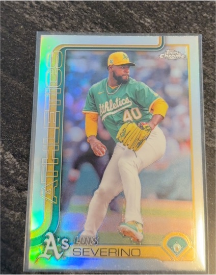 2025 Topps Chrome #241 Luis Severino — front