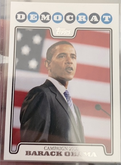 2008 Topps Campaign 2008 #C08-BO Barack Obama — front