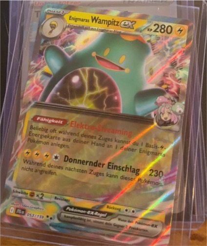 2023 Pokémon SV09: Journey Together #053 Enigmaras Wampitz ex — front