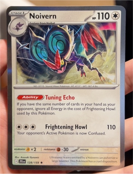 2025 Pokémon Journey Together #128 Noivern — front