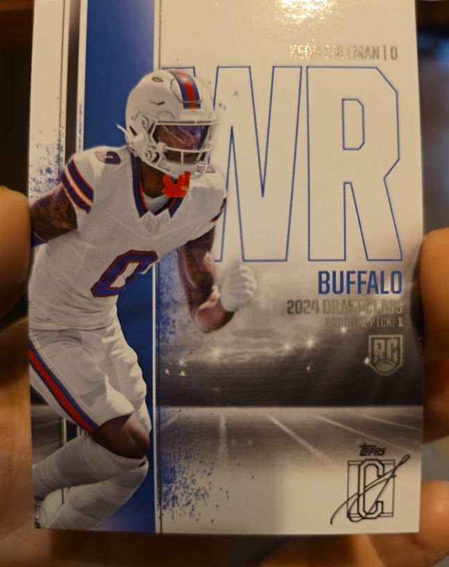 2024 Topps Signature Class #73 Keon Coleman — front