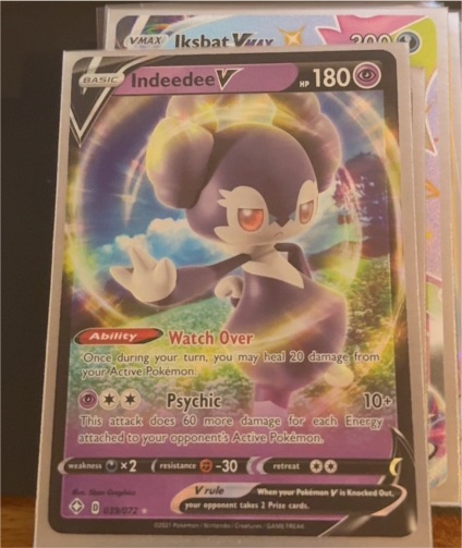 2021 Pokémon Shining Fates #039 Indeedee V — front