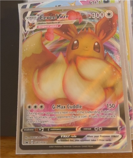 2021 Pokémon TCG Sword & Shield #SWSH087 Eevee VMAX — front
