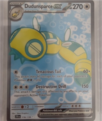 2023 Pokémon SV09: Journey Together #178/159 Dudunsparce ex — front