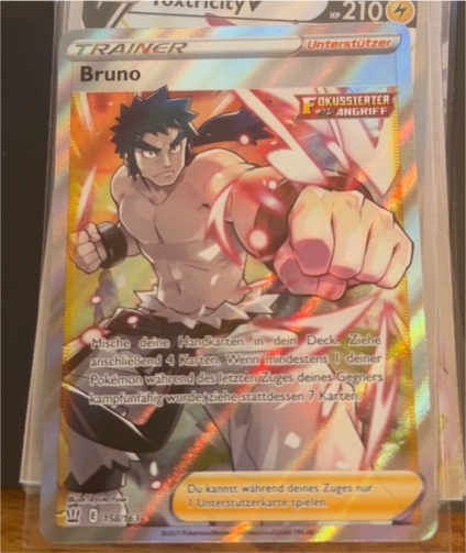 2021 Pokémon Sword & Shield Battle Styles #158 Bruno — front