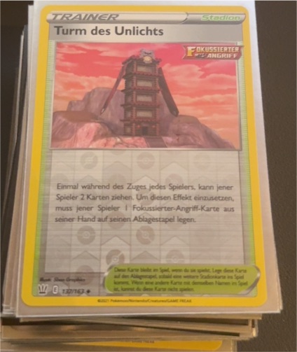 2021 Pokémon Sword & Shield Battle Styles #137 Tower of Darkness — front