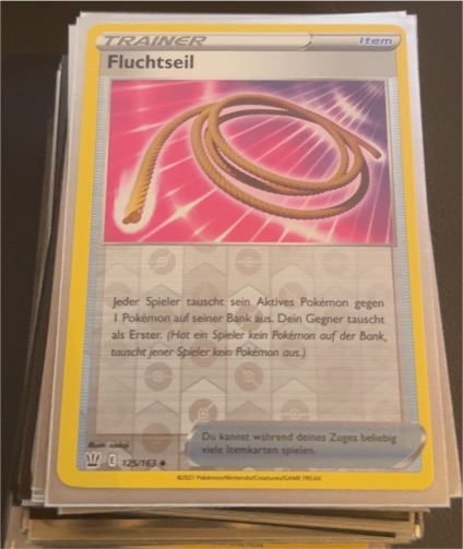 2021 Pokémon Sword & Shield Battle Styles #125 Escape Rope — front
