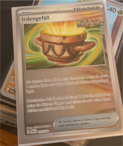 2023 Pokémon Paradox Rift #163 Earthen Vessel — front