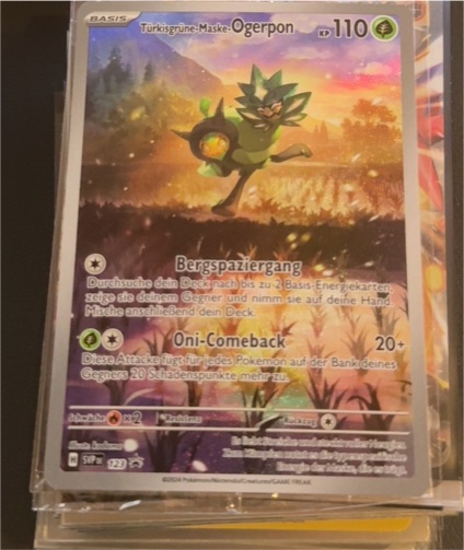 2024 Pokémon SV Black Star Promo #123 Ogerpon — front