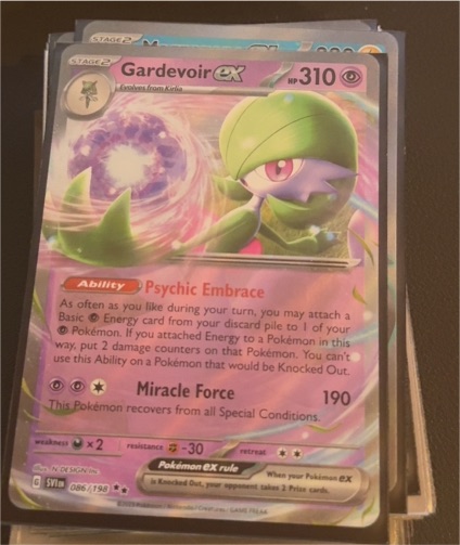 2022 Pokémon Scarlet & Violet Paldean Fates #029 Gardevoir ex — front
