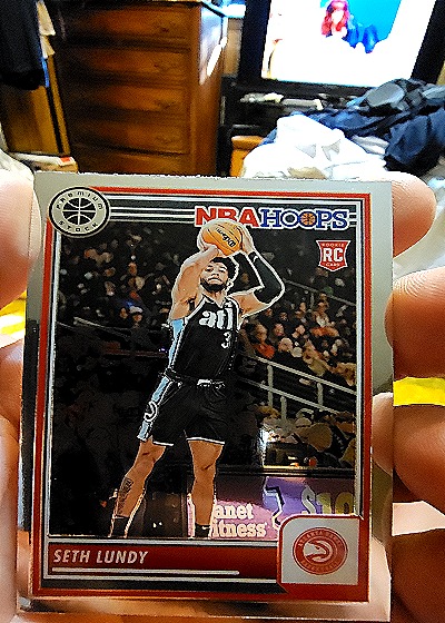2023-24 Panini NBA Hoops Premium Stock #29 Seth Lundy — front