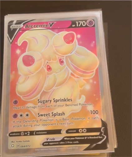 2021 Pokémon #064 Alcremie V — front