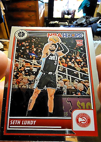 2023-24 Panini NBA Hoops Premium Stock #206 Seth Lundy — front