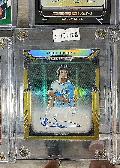 2019 Panini Prizm Draft Picks #9 Riley Greene — front
