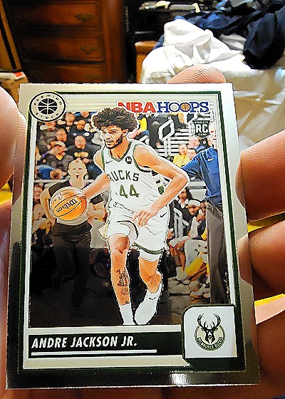 2023-24 Panini NBA Hoops Premium Stock #67 Andre Jackson Jr. — front