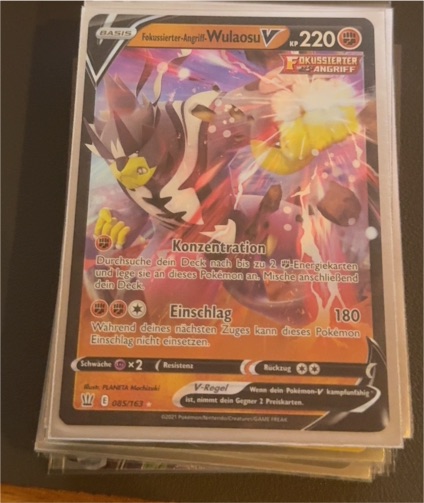 2021 Pokémon TCG Battle Styles #085 Wulaosu V — front
