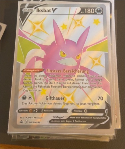 Pokémon TCG Crobat V SWSH098 — front