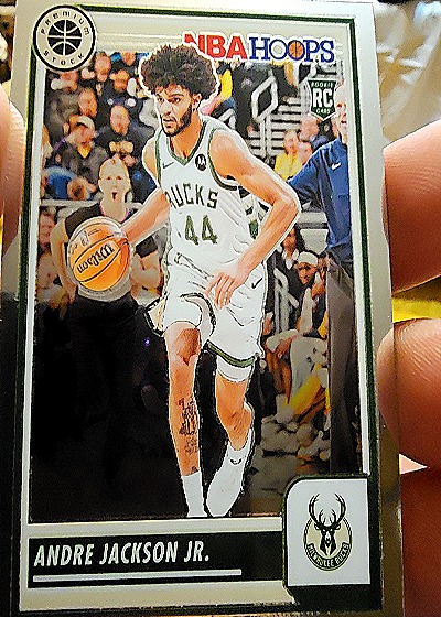 2023-24 Panini NBA Hoops Premium Stock #67 Andre Jackson Jr. — front