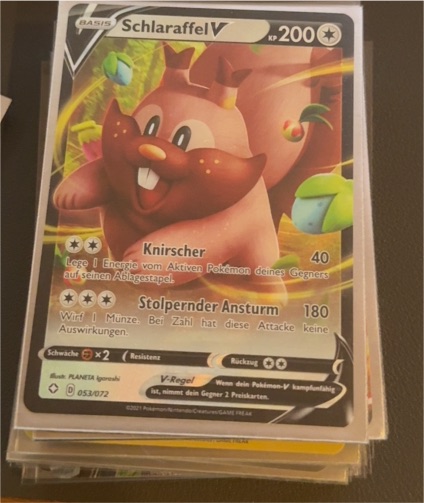 2021 Pokémon Shining Fates #053 Greedent V — front