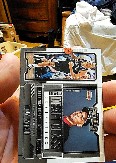 2023-24 Panini Contenders #18 Tony Parker Historic Draft Class Contenders — front